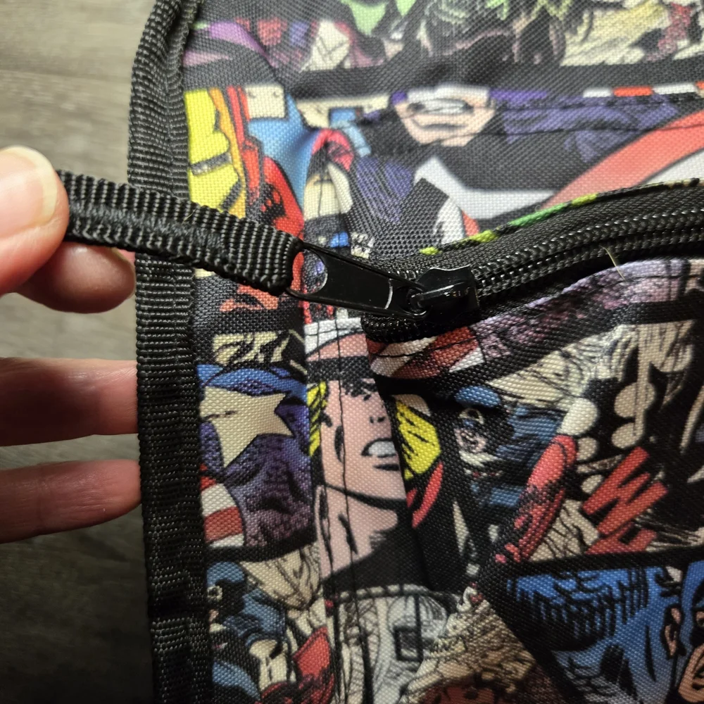 Marvel Comic Print reverisble‎ Backpack-- please read